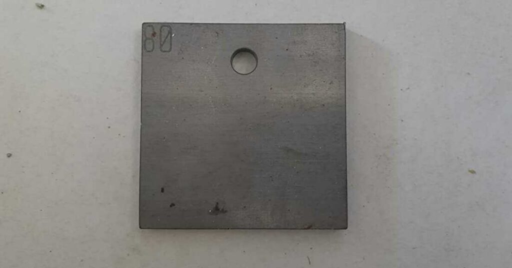 Gong acier pour 22LR ép 6 mm