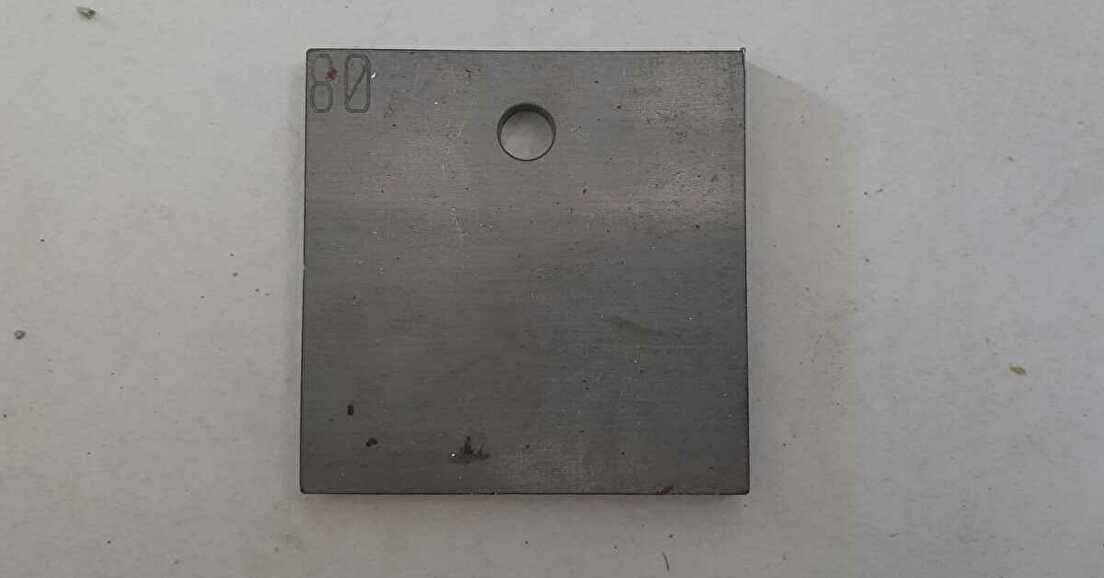 Gong acier pour 22LR ép 6 mm