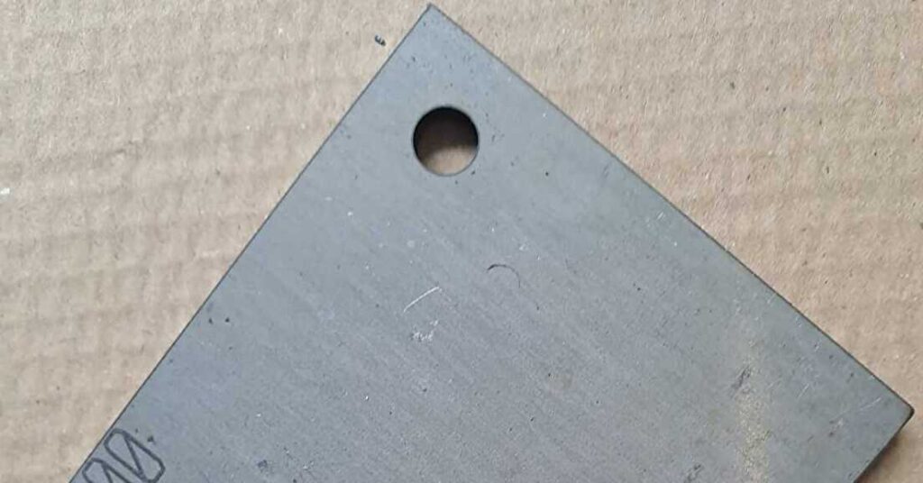 Gong acier pour 22LR ép 6 mm 45°